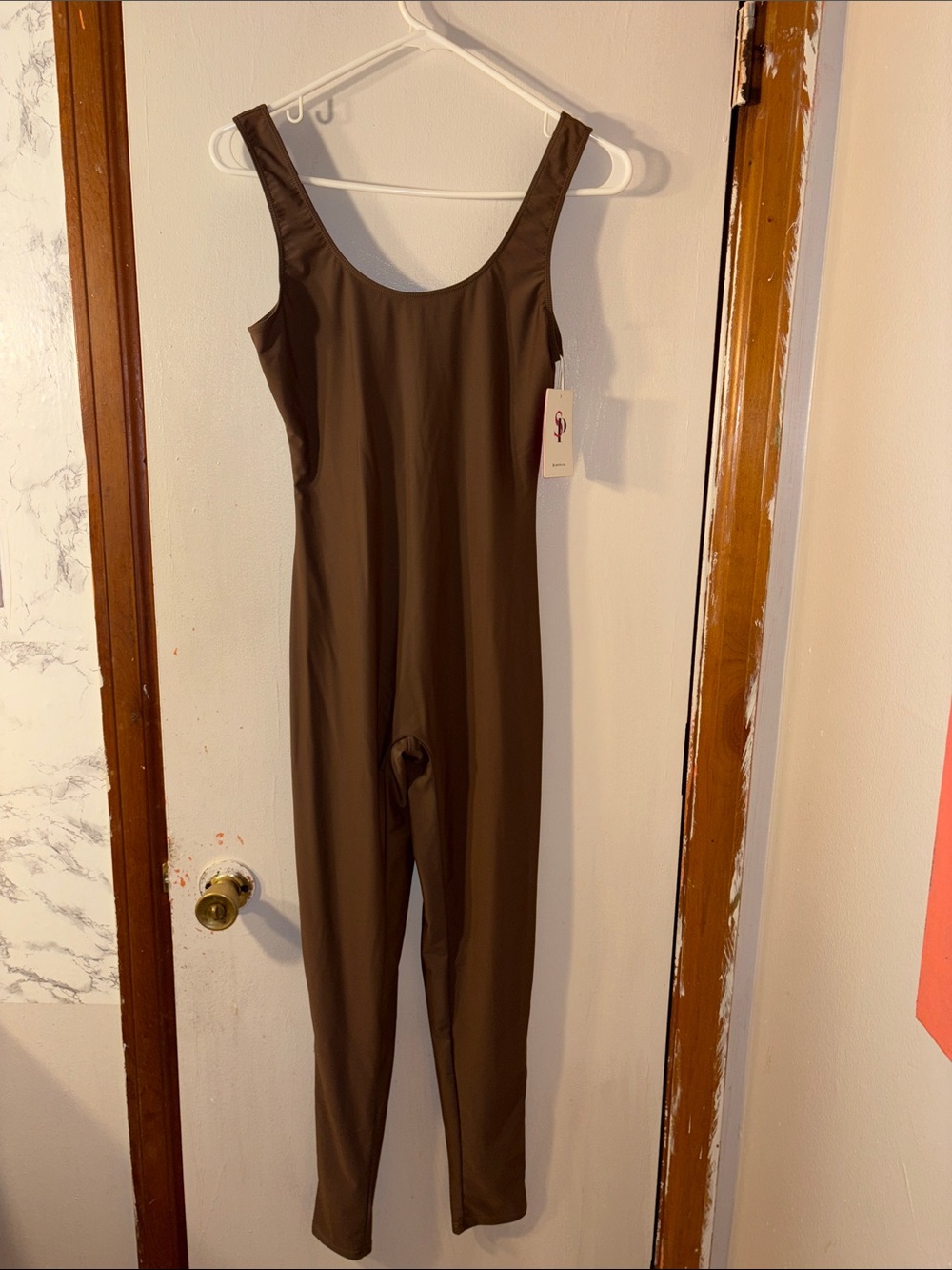 Speerise Brown stretch Bodysuit/Jumper